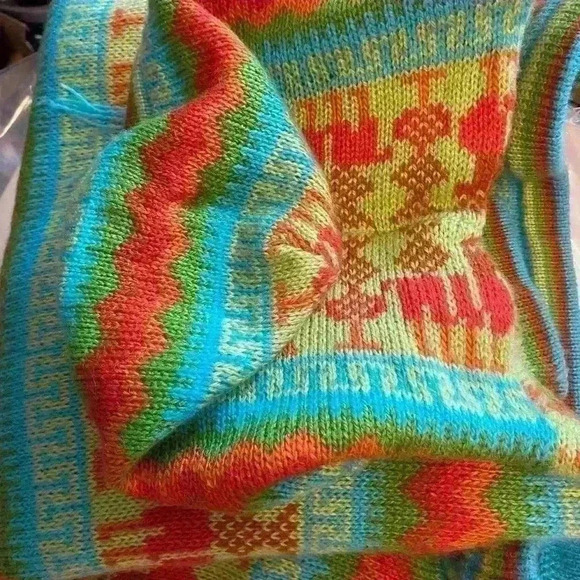 ARTE INKA-BERFASS Alpaca sweater SZ small - Picture 9 of 10